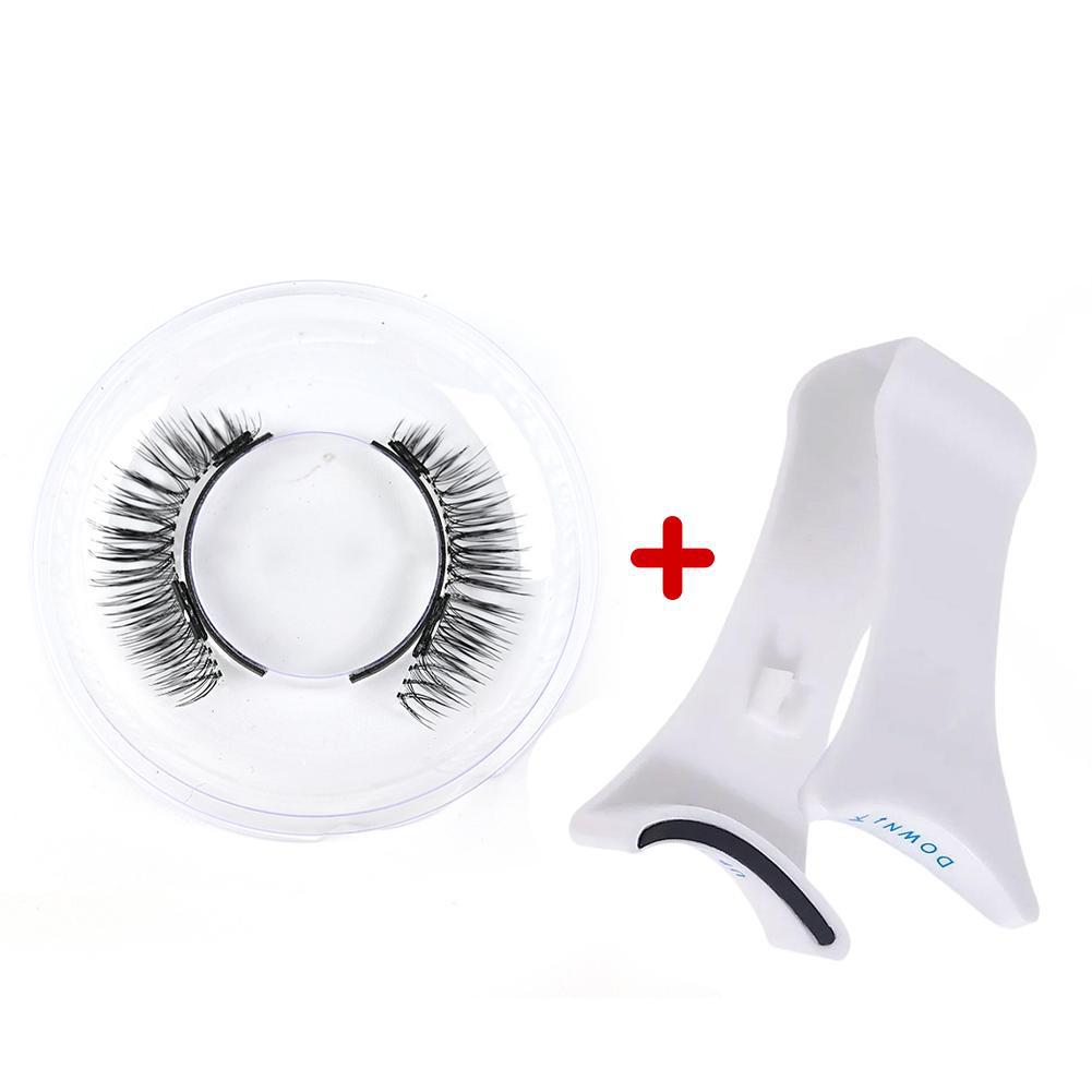 Simulation magnetic false eyelashes super natural zero glue no makeup removal light feeling repeated use waterproof long-lasting