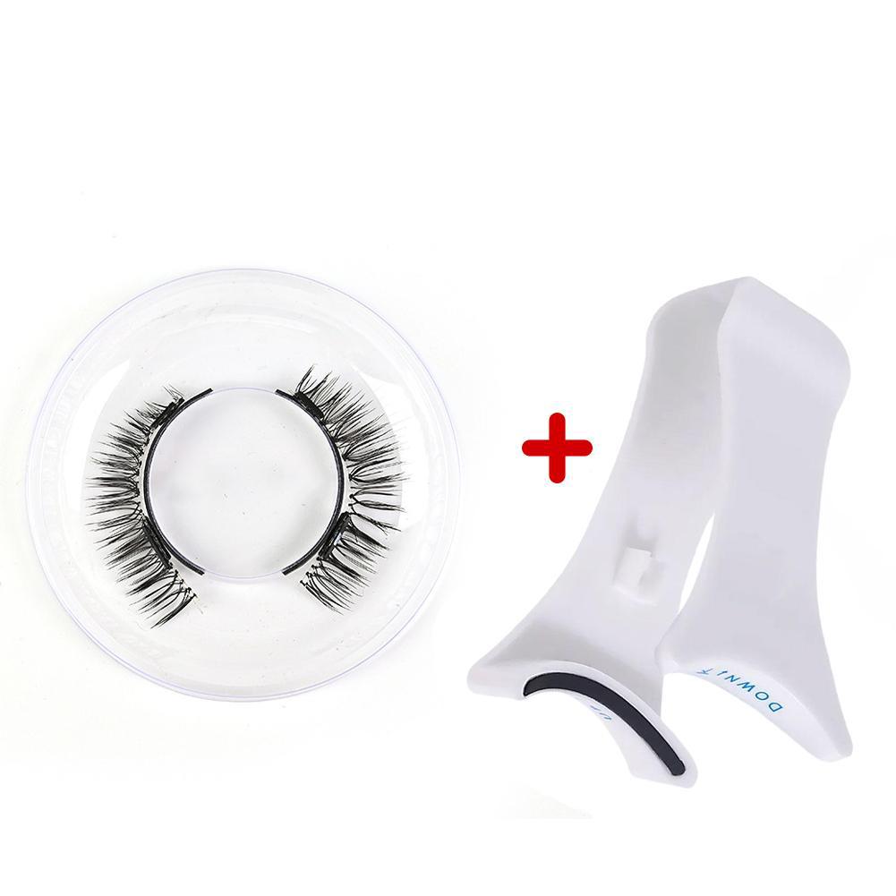 Simulation magnetic false eyelashes super natural zero glue no makeup removal light feeling repeated use waterproof long-lasting