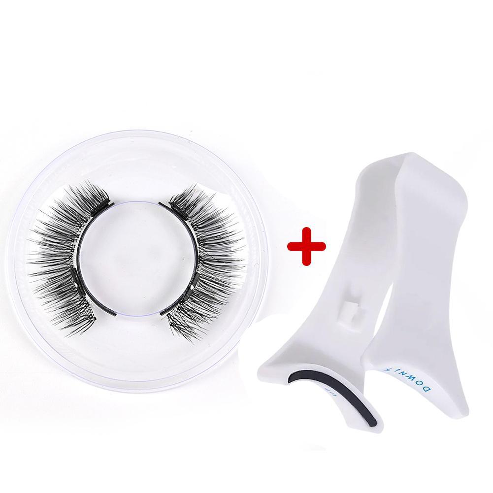 Simulation magnetic false eyelashes super natural zero glue no makeup removal light feeling repeated use waterproof long-lasting